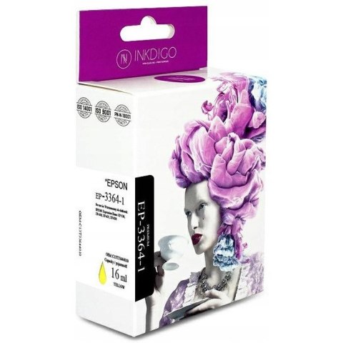 Tusz INKDIGO (EP-3364-1) żółty 16ml zamiennik EPSON (33XL/C13T33644010)