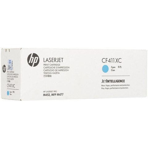 Toner HP 410X (CF411XC) niebieski 5000str korporacyjny M450/M452/M470/M477