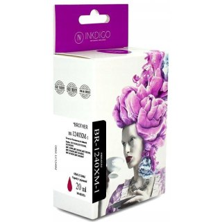 Tusz INKDIGO (BR-1240XM-1) purpurowy 20ml zamiennik BROTHER (LC1240M)