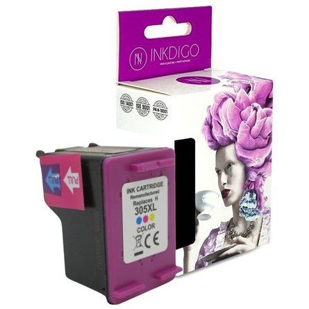 Tusz INKDIGO (HP-305XC-2) kolor 18ml zamiennik HP (305XL/3YM63AE)