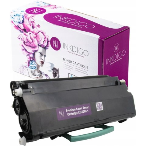 Toner INKDIGO (LE-E260-1) czarny 3500str zamiennik LEXMARK (E260A11A)