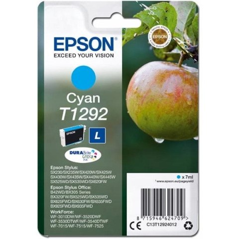 Tusz EPSON (T1292/C13T12924012) niebieski 445str SX425W/SX525WD/BX305F/BX320FW