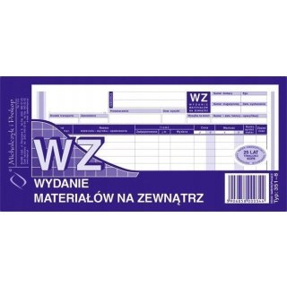 351-8 WZ wydanie materiałów na zewnątrz 1/3A4 80 kartek Michalczyk i Prokop