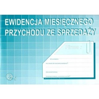 N-1 Ewidencja miesięcznego przychodu ze sprzedaży A5 Michalczyk i Prokop