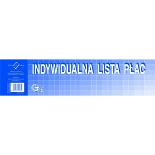 O P05 Indywidualna lista płac MICHALCZYK I PROKOP