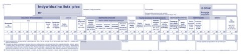 P05-M Indywidualna lista płac 1/3 A3 od lipca 2022 Michalczyk i Prokop