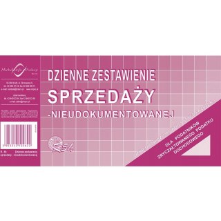 R05-H Dzienne zestawienie sprzedaży nieudokumentowanej od stycznia 2022 Michalczyk i Prokop