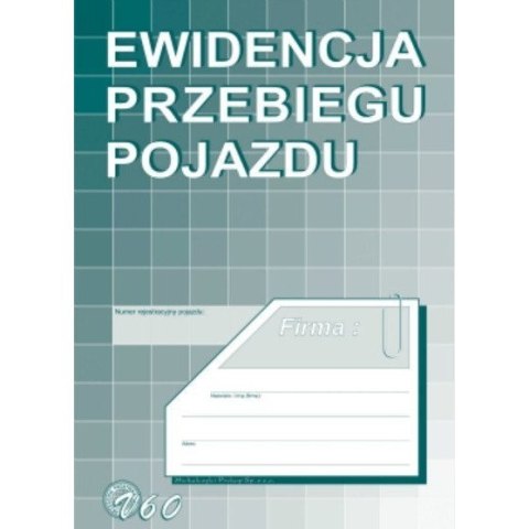 V-60 Ewidencja przebiegu pojazdu MICHALCZYK&PROKOP