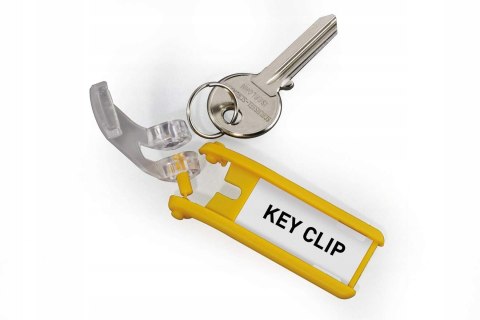 Zawieszki do kluczy (6szt.) granatowe 195707 DURABLE KEY CLIP