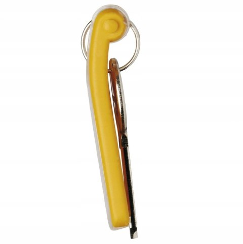 Zawieszki do kluczy (6szt.) żółte 195704 DURABLE KEY CLIP