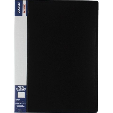 Album ofertowy na dokumenty 10 kieszeni CLASSIC czarny AOF-01-05 BIURFOL
