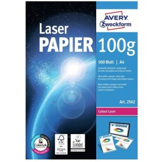 Papier foto A4 100g laser PREMIUM obustronny satynowy (500ark) 2562 AVERY ZWECKFORM