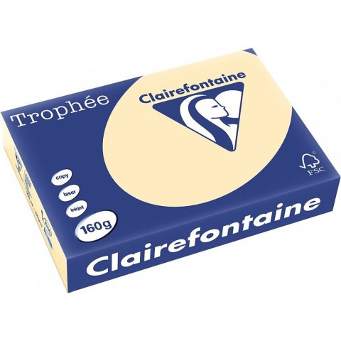 Papier ksero A4 160g TROPHEE kremowy xca41040 250ark