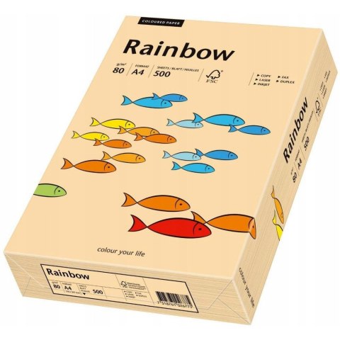 Papier ksero A4 80g RAINBOW R40 łosiosiowy 88042497