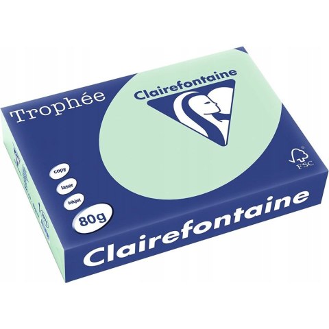 Papier ksero A4 80g TROPHEE XCA41975 zieleń CLAIREFONTAINE