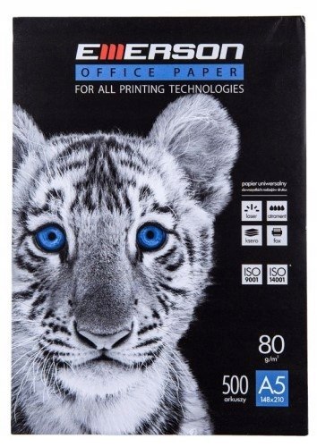 Papier ksero A5 80g EMERSON TIGER (10ryz) klasa białości C