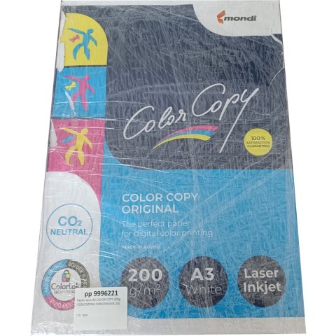 Papier ksero COLOR COPY A3 200g. 250ark CC320