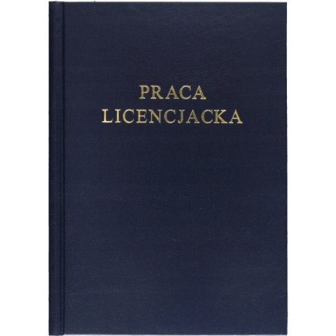 Okładka kanałowa A PRACA LICENCJACKA granatowa (10szt. ) 436026 ARGO