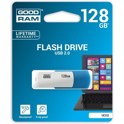 Pamięć USB 128GB GOODRAM UCO2 miks kolorów USB 2.0 UCO2-1280MXR11