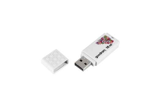 Pamięć USB 16GB GOODRAM UME2 biały USB 2.0 UME2-0160W0R11-SP wer.SPRING