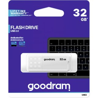 Pamięć USB 32GB GOODRAM UME2 biały USB 2.0 UME2-0320W0R11