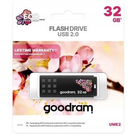 Pamięć USB 32GB GOODRAM UME2 czarny USB 2.0 UME2-0320K0R11-SP wer.SPRING