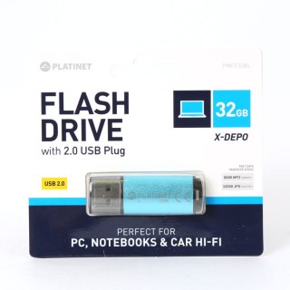 Pamięć USB 32GB PLATINET X-DEPO USB 2.0 niebieski (42967)