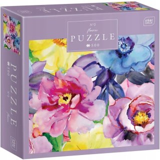 Puzzle 500 Flowers 2 PUZ500FLO2 INTERDRUK