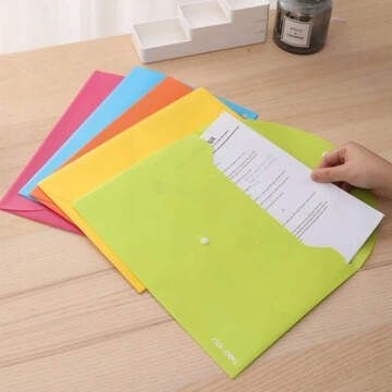 Teczka kopertowa na zatrzask A4 RIO zielona 38131 GREEN DELI