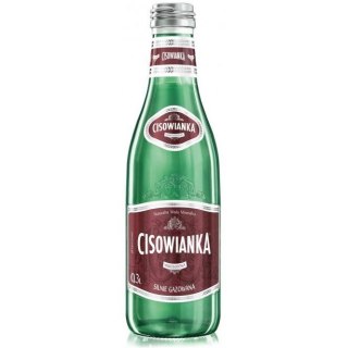 Woda CISOWIANKA 0.3L (24szt) Silny Gaz szkło