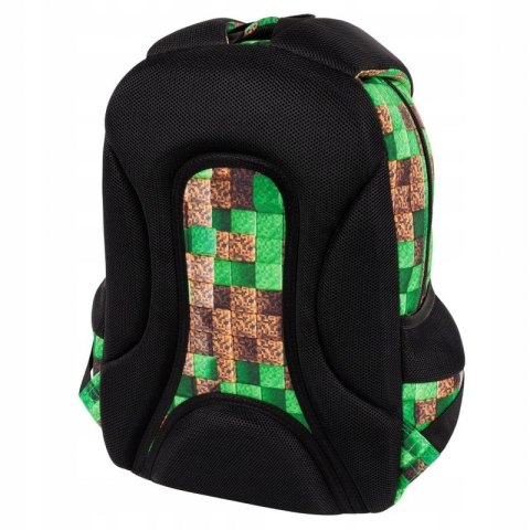 Plecak szkolny 3-komorowy Tornister dla chłopca Pixel Cubes BP-26 ST.RIGHT St.Majewski