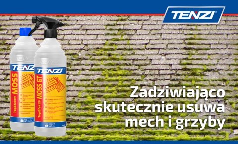 Płyn TENZI TOPEFEKT MOSS do usuwania mchów glonów grzybów z dachów i elewacji 1l. koncentrat (T-24/001)