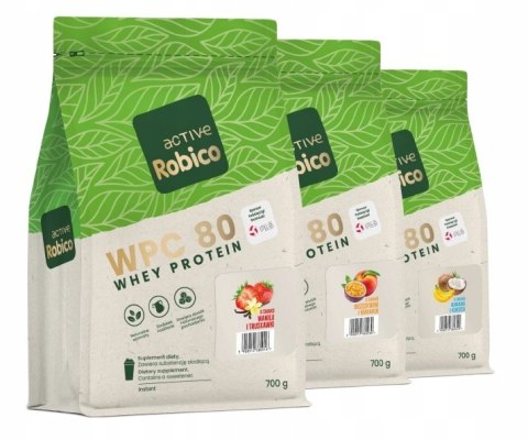 Robico Active WPC 80 bananowo kokosowy 700g