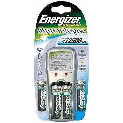 Ładowarka do akumulatorków Ni-MH/Ni-Cd ENERGIZER COMPACT + 4xAA/HR6 2500mAh