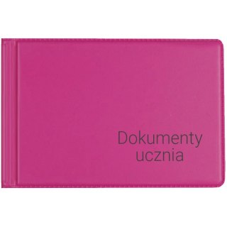 Okładka na dokumenty ucznia PINK KOD-12-03 BIURFOL