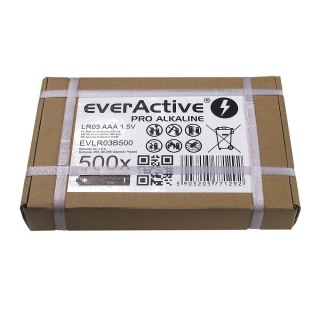 Bateria EVERACTIVE Pro Alkaline AAA/LR03 alkaliczna pudełko (500szt)