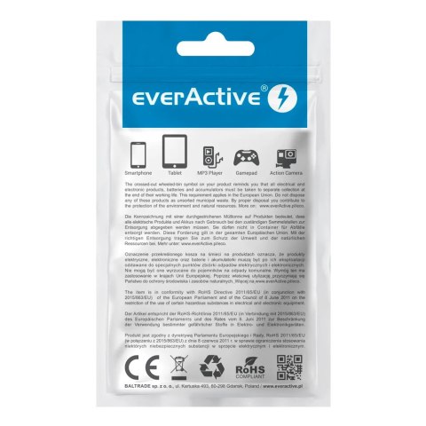 Ładowarka sieciowa 230V EVERACTIVE SC-330Q 1xUSB-A + 1xUSB-C 20W biała