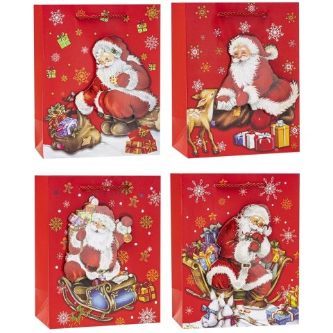 Torebka prezentowa A5 18x23x8cm BOŻE NARODZENIE TBN-23037-GL-A5 ROZETTE