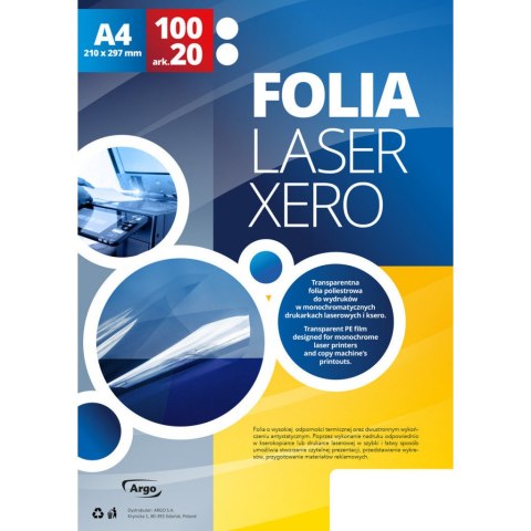 Folia LX do lasera xero/drukarka (100szt.) 413038 ARGO