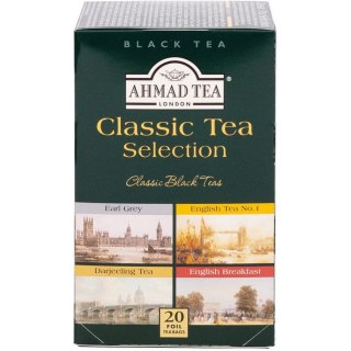 Herbata AHMAD Black Tea Selection czarna (20 torebek) (EARL GREY, ENGLISH No.1, DARJEELING, ENGLISH BREAKFAST)