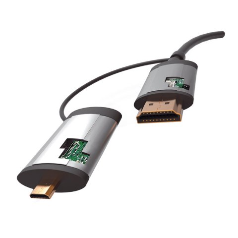 Kabel HDMI -> HDMI + adapter mini/micro HDMI 1,5m v.1.4 czarny OMEGA (43865)