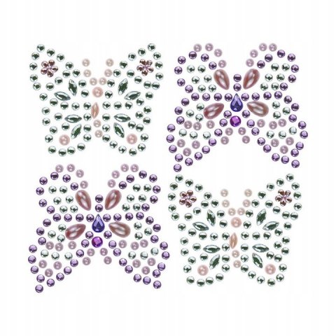 Kryształki samoprzylepne MOTYL 627653 24MH03214 TITANUM