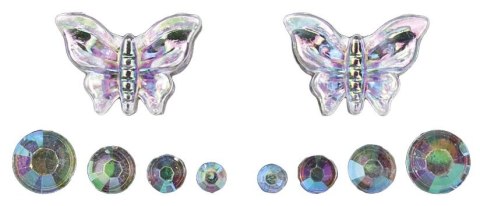 Kryształki samoprzylepne MOTYLE + Kropki (64 sztuki) 627664 24SL0341 TITANUM