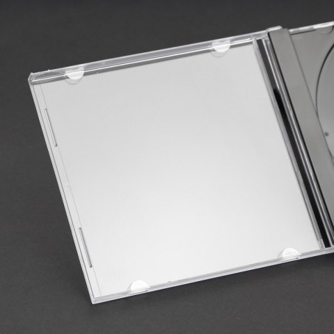 Pudełko na płytę CD jewel 10,4mm czarna taca (10szt) NATUNA (56928)
