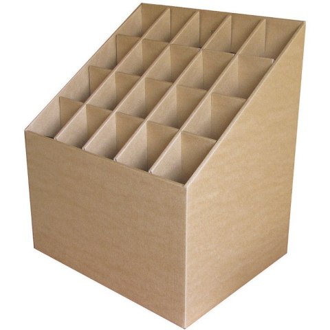 Stojak kartonowy na rysunki i tuby 20 otworów po 8cm 50008 LENIAR