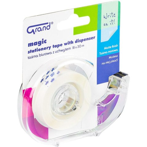 Taśma biurowa 18x20m MAGIC z dispenserem GRAND 130-1962