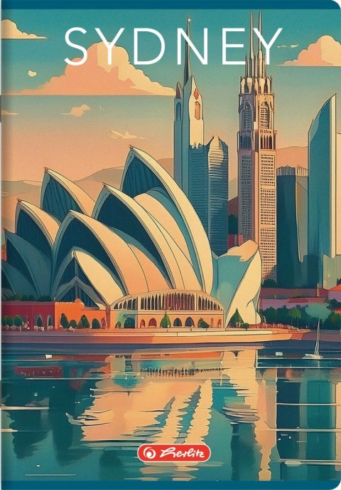 Zeszyt A4 80k kratka z marginesem RETRO CITY 400196847 HERLITZ