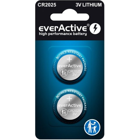 Bateria EVERACTIVE CR2025 litowa blister (2szt)