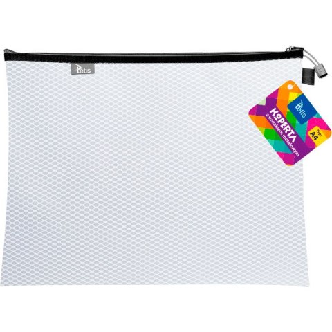 Koperta A4 z suwakiem metalowym BIAŁA BT605-B TETIS