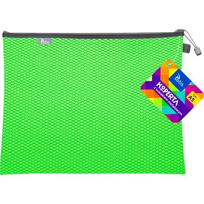 Koperta A5 z suwakiem metalowym ZIELONA BT606-Z TETIS